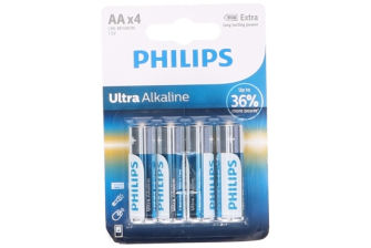 Batterien AA LR6 4 St&#252;ck Philips Alkaline