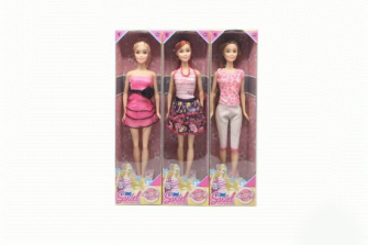 Puppe biegsam mit Fashion Outfit 3ass 30x5x5cm (Aktion, Preis alt: 3.80CHF)