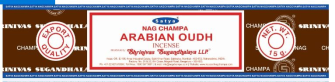 Räucherstäbchen Satya Arabian Oudh 15g