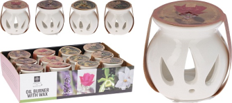 Duftlampe mit Duftwachs 4ass