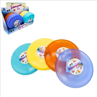 Frisbeescheibe 4ass 22.5cm im Display