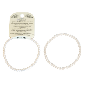 Naturedelstein Armband Perlmutt 190x4mm