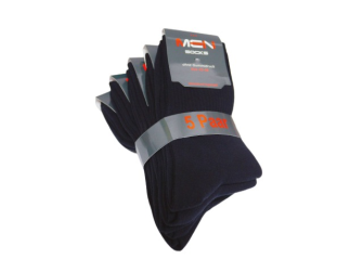 Socken Herren Freizeit 5er Pack schwarz