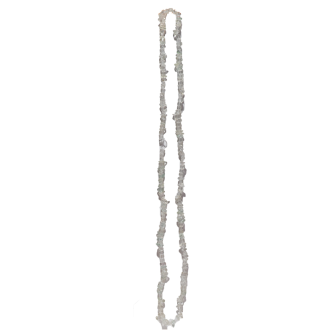 Schmuck Halskette Bergkristall Imitat 85cm