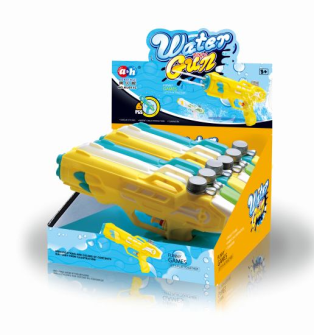 Wasserpistole 3 Farben ass. 26x3.8x14cm 6 Stk im Display