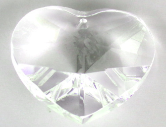 Kristallglas Herz 40mm