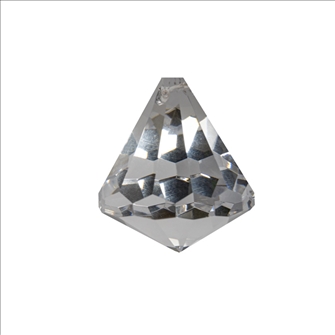 Kristallglas Diamant 40mm zum Hängen Bleifrei