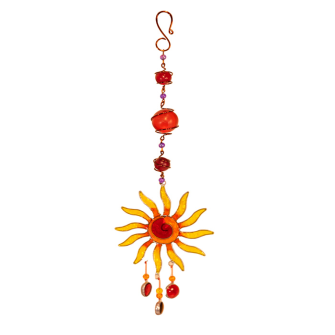 Suncatcher Sonne mit Ornamente 47cm BALI