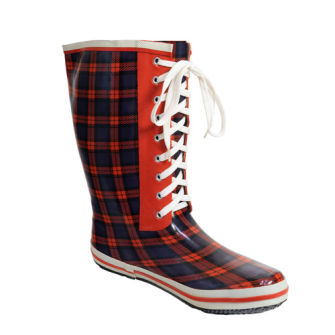 Gummistiefel Karo Rot Grösse 41