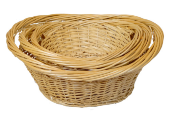Korb 3er Set ohne Henkel 59x50x26cm 49x40x23cm 43x35x20cm