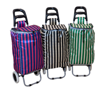Einkaufswagen 98x34x27cm gestreift 3ass