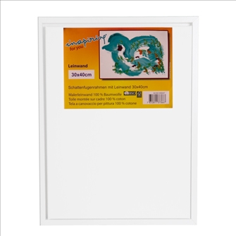 Floating canvas MDF weiss 30x40cm