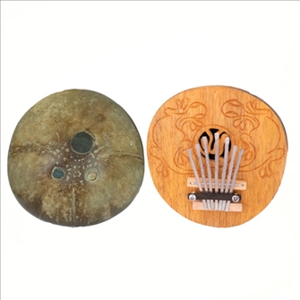 Instrument Karimba 14cm Holz und Kokosnuss, BALI