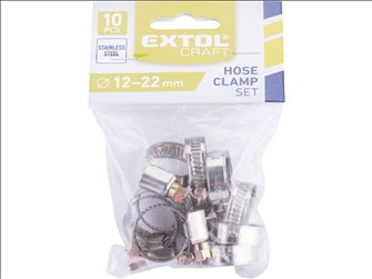 Schlauchklemme 10er Set 12mm -22mm Extol Craft