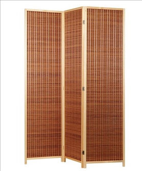 Paravent 3tlg 150x180cm Bambus