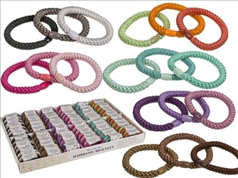 Haarband/Armband 6ass 3er Sets 72 Sets im Display