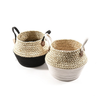 Korb rund mit Griffen ass 34x24cm