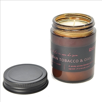 Duftkerze im Glas Cuban Tabacco and Oak 5.5x7.5cm