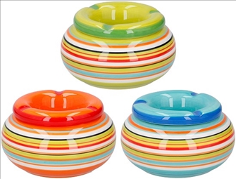 Aschenbecher 3ass 11cm Keramik