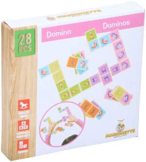 Domino 28 Stck 7x3.5cm Holz
