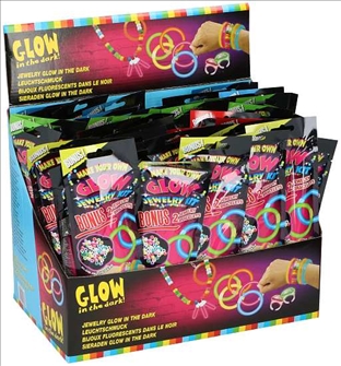 Party Armband Glow Stick leuchtend 4ass 48stk im Display