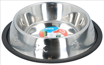 Hundenapf 500ml 21x21x4.2cm Edelstahl