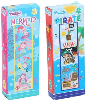 Puzzlespiel Turm 24tlg. 2ass 25x4x9.5cm