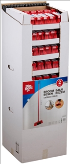 Besen 28x120cm 60Stk in Display