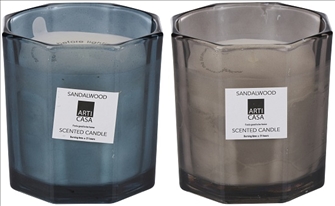 Duftkerze im Glas 2ass 11.2x11cm