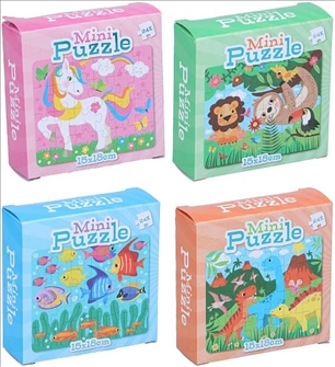 Puzzlespiel mini 24 Stk im Display 4ass