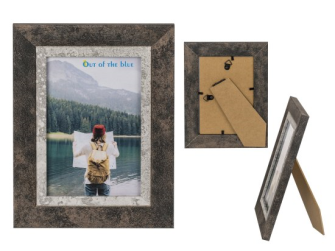 Bilderrahmen Marmoroptik 10x15cm Holz