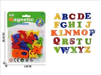 Alphabet bunt 26tlg Verpackung 18.5x14x2.5cm