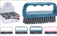 B&amp;#252;rste mit Griff Kunststoff 4ass