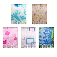 Duschvorhang Textil 170x180cm ass im AK