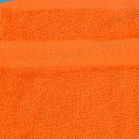 Smooth Frottierw&amp;#228;sche 100x200cm Saunatuch/Badetuch XXL 500gsm Orange 100% BW