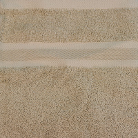 *Smooth Frottierw&amp;#228;sche 100x200cm Saunatuch/Badetuch XXL 500gsm Sand 100% BW (vor&amp;#252;bergehend verminder