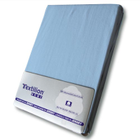 Textilion Fixleintuch-Jersey 150 gsm 160x200 cm Hellblau