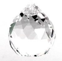 Kristallglas Kugel 30mm Dreieck Facetten