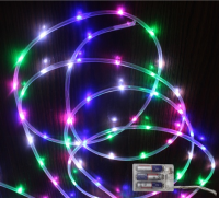 Lichtschlauch 40 LED multicolor mit timer (ohne3xAA) 2m lang