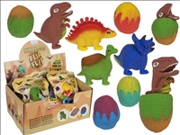 Dinosaurier Flip Flip 4ass 9cm einzeln im Folienbeutel 16Stk im Display