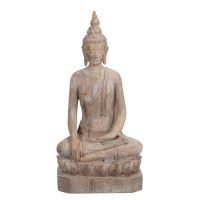 Buddha sitzend Polyresin H&amp;#246;he 46.5cm