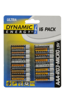 Batterien AAA ultra 16Stk Dynamic energy