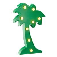 LED Marquee Leuchte Palme 25cm 2xAA Batterien (Aktion, Preis alt: 5.65 CHF)