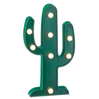 LED Marquee Leuchte Kaktus 25cm 2xAA Batterien (Aktion, Preis alt: 5.65CHF)