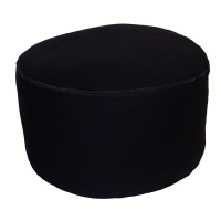 Meditationskissen Black abnehmbarer Bezug 100% Baumwolle mit Buchweizenf&amp;#252;llung 30x15cm