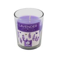 Duftkerze Arome Lavendel im Glas 60g 12 Stck im Display