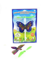 Schmetterling aufziehbar 23-32cm fliegt