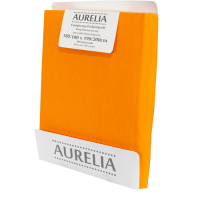 AURELIA Fixleintuch-Jersey 180x200 Orange