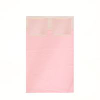 Bettgarnitur uni sandfarben und pink 200x210cm und 65x65cm (2) 100% Baumwolle