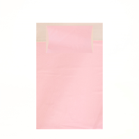 Bettgarnitur uni sandfarben und pink 160x210cm und 65x100cm 100% Baumwolle m. Reissverschluss